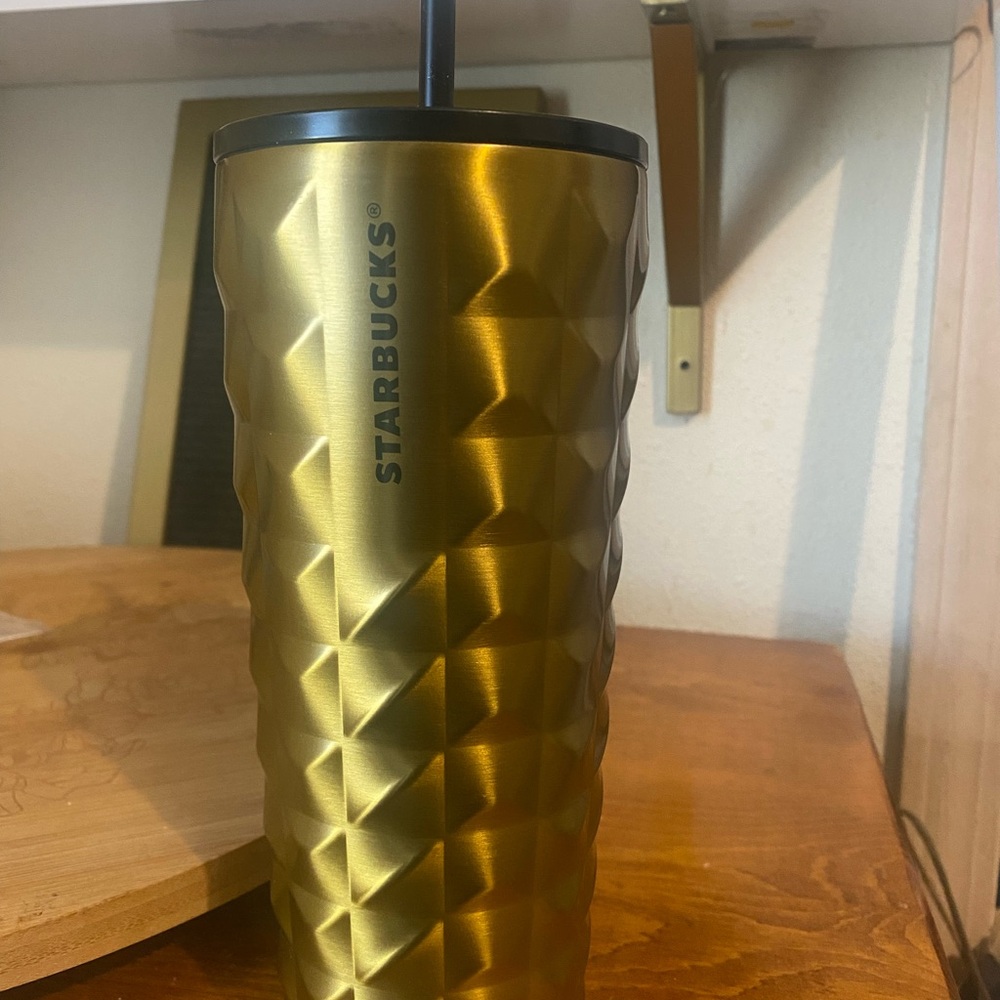 Starbucks Gold Studded Tumbler